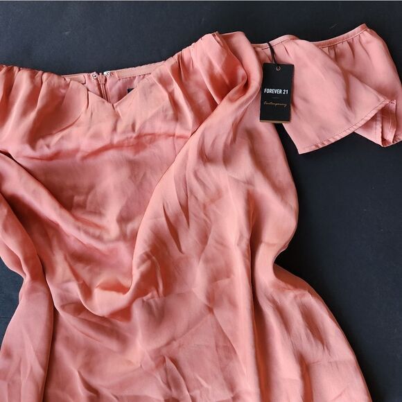 NWT Forever 21 Silk Style Dress - Picture 2 of 10